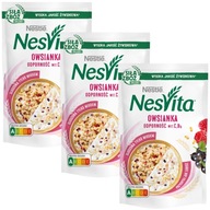 Nestlé Nesvita Čierna ríbezľa ovsená kaša 3x 210g