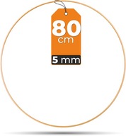 HRUBÝ kovový prsteň, MATNÝ ZLATÝ, 80 cm, 5 mm makramé HRUBÝ kovový prsteň, MATNÝ ZLATÝ, 80 cm, 5 mm makramé