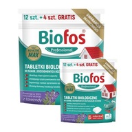 Tablety do septiku čističky odpadových vôd BIOFOS (12+4 ks) x 2