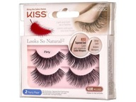 Umelé mihalnice KISS Looks So Natural - Flirty 1 balenie - 2 páry Umelé mihalnice KISS Looks So Natural - Flirty 1 balenie - 2 páry