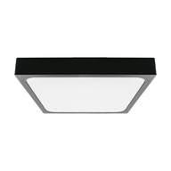 LED štvorcové stropné svietidlo čierne 3000K 30W 42cm LED štvorcové stropné svietidlo čierne 3000K 30W 42cm