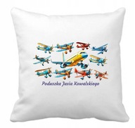 PLANE detský vankúšik do škôlky PERSONALIZÁCIA PLANE detský vankúšik do škôlky PERSONALIZÁCIA