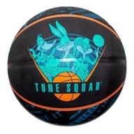 Basketbalová lopta Spalding Space Jam Tune Squad Roster, čierna a modrá