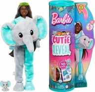 Barbie bábika Cutie Reveal Elephant Jungle HKP98
