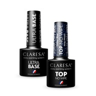 CLARESA TOP NO WIPE GLITTER BLUE+ ULTRA BASE CLARESA TOP NO WIPE GLITTER BLUE+ ULTRA BASE