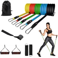 Sada 5 odporových gumičiek na cvičenie Expander 5-46KG Sada 5 odporových gumičiek na cvičenie Expander 5-46KG
