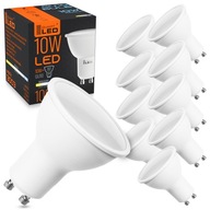 GU10 LED 2835 SMD 10W studená biela Úsporná žiarovka bez blikania CCD GU10 LED 2835 SMD 10W studená biela Úsporná žiarovka bez blikania CCD