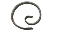 prvky kovaný kruh, slimák, špirála Fi 100 12x6
