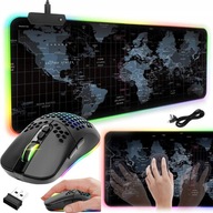 RGB XXL GAMING PAD BEZDRÔTOVÁ MYŠ RGB XXL GAMING PAD BEZDRÔTOVÁ MYŠ