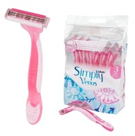 Dámsky jednorázový holiaci strojček GILLETTE SIMPLY VENUS 3 12 ks. Dámsky jednorázový holiaci strojček GILLETTE SIMPLY VENUS 3 12 ks.
