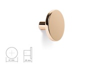 GOLD GLOSS gombík nábytkový VIEFE 0168 COMO Fi 41mm GOLD GLOSS gombík nábytkový VIEFE 0168 COMO Fi 41mm
