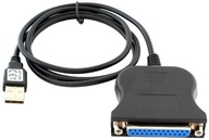 Centronics 25-kolíkový adaptér USB na LPT