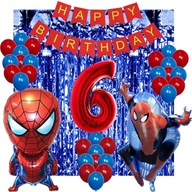 SET BALÓNOV SPIDER MAN 6. NARODENINY SET BALÓNOV SPIDER MAN 6. NARODENINY