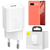 Rýchla nástenná nabíjačka 20 W GOOGLE PIXEL 7a Rýchla nástenná nabíjačka 20 W GOOGLE PIXEL 7a