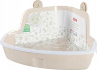 Zolux Small Beige Corner WC 320x230X145 mm Zolux Small Beige Corner WC 320x230X145 mm