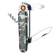 TAKTICKÝ INDUKČNÝ ZAPAĽOVACÍ VRECKOVÝ NÔŽ 5 V 1 KAMUFLÁŽ USB DK-F4 PREŽITIE TAKTICKÝ INDUKČNÝ ZAPAĽOVACÍ VRECKOVÝ NÔŽ 5 V 1 KAMUFLÁŽ USB DK-F4 PREŽITIE