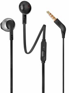 Slúchadlá do uší JBL T205 s mikrofónom čierne Slúchadlá do uší JBL T205 s mikrofónom čierne