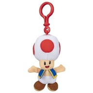 Plyšová kľúčenka Super Mario Bros s hubami