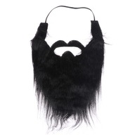 1ks Ručne vyrábané fúzy s parochňou na bradu