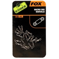 Fox Edge Micro Rig Swivels 20 ks. Pre náväzce na kapry D-Rig Fox Edge Micro Rig Swivels 20 ks. Pre náväzce na kapry D-Rig