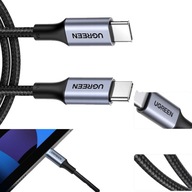 UGREEN USB-C - USB-C kábel Rýchle nabíjanie 50 cm