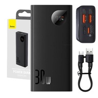 BASEUS FAST POWERBANK 10000MAH 2X USB-A 1X USB-C QC PD 30W S KÁBLOM