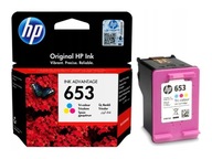 Originálna atramentová kazeta HP 653 CMY 3YM74AE 6475 6075 Originálna atramentová kazeta HP 653 CMY 3YM74AE 6475 6075