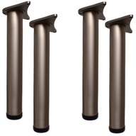4x nastavenie nôh stola 710 mm satén 4x nastavenie nôh stola 710 mm satén