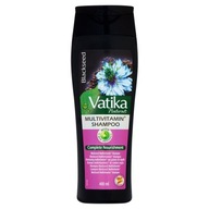 Hydratačný šampón s výťažkom z čiernej rasce Multivitamín+ Vatika Dabur 400m