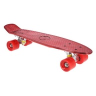 MALÝ SKATEBOARD Červený Pevný NILS PLASTIC