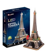 Eiffelova veža 3D LED puzzle