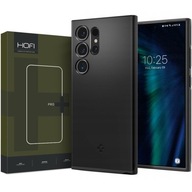 SPIGEN - ĽAHKÉ TPU KUFRE PRE GALAXY S24 ULTRA MATTE + PLNOSKLENENÝ KRYT