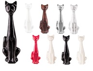 Keramická figúrka mačky 3 - 33 cm - 9 farieb