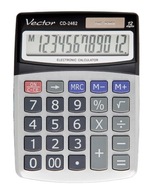 KANCELÁRSKA KALKULAČKA VECTOROVÁ CD-2462 VEĽKÉ KLÁVESY