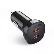 Choetech 2x USB Type C Rýchla autonabíjačka Choetech 2x USB Type C Rýchla autonabíjačka