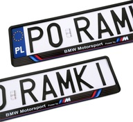 Rám na ŠPZ BMW MOTORSPORT PERFORMANCE MPOWER X5 X3 M Rám na ŠPZ BMW MOTORSPORT PERFORMANCE MPOWER X5 X3 M