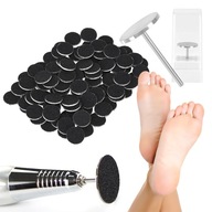 100x pilník na nohy PODODISC 15mm #180 + nosič 100x pilník na nohy PODODISC 15mm #180 + nosič