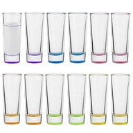SADA XXL POHÁROV Na Vodka Shots For Party 12x65 ml SPODNÝ MIX FARIEB SADA XXL POHÁROV Na Vodka Shots For Party 12x65 ml SPODNÝ MIX FARIEB