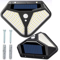 102 LED COB SOLAR LAMPA, SENZOR POHYBU SÚMRAK