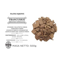 Stredne opečené francúzske dubové vločky - 500 g