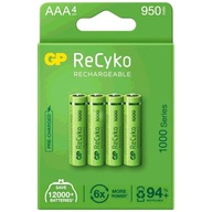4 x GP batéria R03/1000nAh/ReCykol