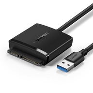Adaptérový kábel pre HDD a SSD SATA 2,5'' / 3,5'' USB 3.0 do 12TB - čierny Adaptérový kábel pre HDD a SSD SATA 2,5'' / 3,5'' USB 3.0 do 12TB - čierny