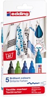 Popisovač na textil e-4500/5 S 2-3mm 5ks cool Popisovač na textil e-4500/5 S 2-3mm 5ks cool