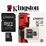 KINGSTON 8 GB micro SD HC C10 UHS U1 A1 80 MB