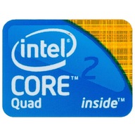 Nálepka Intel Core 2 Quad 18 x 24 mm Nálepka Intel Core 2 Quad 18 x 24 mm