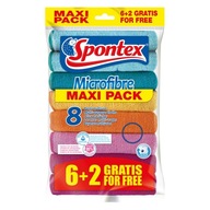 Zadarmo utierky z mikrovlákna 6+2 Spontex 00523 Zadarmo utierky z mikrovlákna 6+2 Spontex 00523