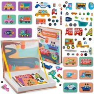 MAGNETICKÁ KNIHA PUZZLE VOZIDLÁ RK-770 MAGNETICKÁ KNIHA PUZZLE VOZIDLÁ RK-770
