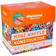 Marioinex Waffle Stavebné bloky Mini Waffle Constructor 300 prvkov Marioinex Waffle Stavebné bloky Mini Waffle Constructor 300 prvkov