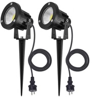 OSVETLENIE LAMPY ZÁHRADNEJ TERASY LED ZELENÁ X2