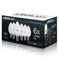 6x E14 LED žiarovka 10W = 90W SMD 3000K teplá Premium LEDLUX nebliká 6x E14 LED žiarovka 10W = 90W SMD 3000K teplá Premium LEDLUX nebliká